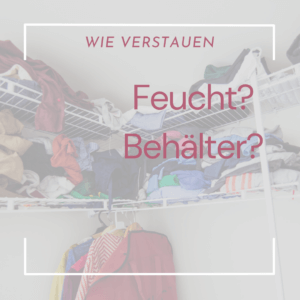 Feuchter Keller und dann